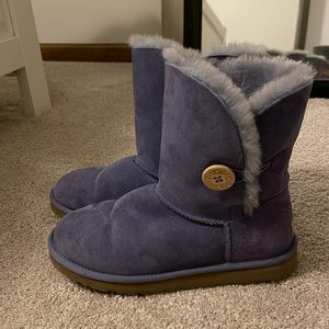 Periwinkle Size 8 Bailey Button UGGs